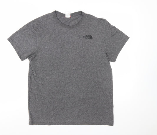 The North Face Men's Grey Short Sleeve Crew Neck T-Shirt M