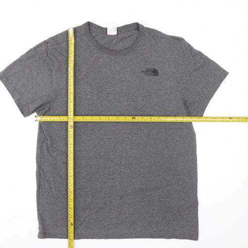 The North Face Men's Grey Short Sleeve Crew Neck T-Shirt M