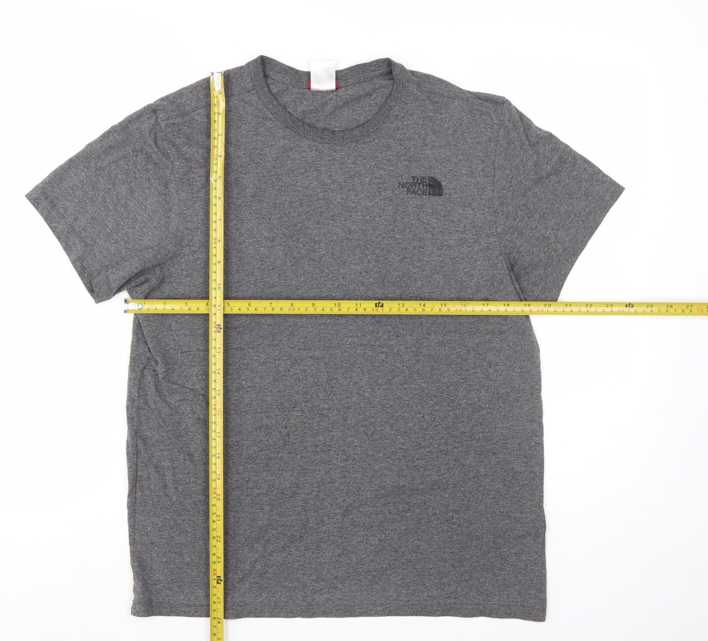 The North Face Men's Grey Short Sleeve Crew Neck T-Shirt M