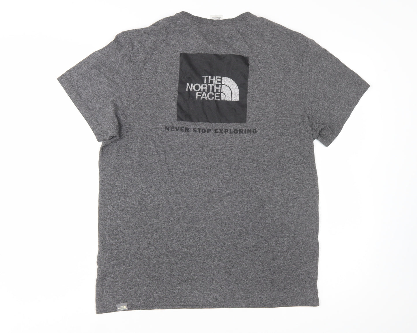 The North Face Men's Grey Short Sleeve Crew Neck T-Shirt M