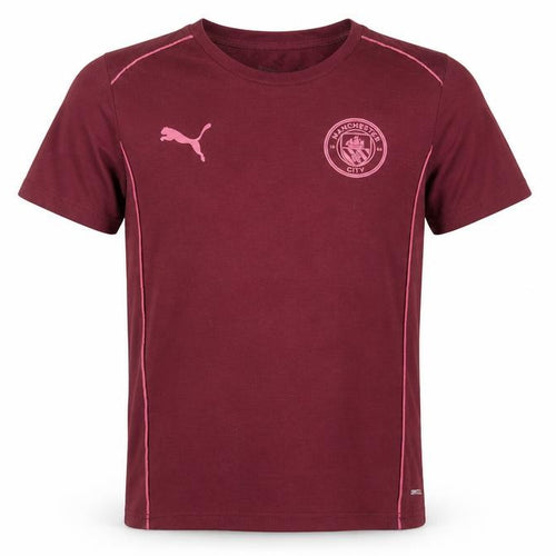 Puma Boys Red Manchester City DryCELL Short Sleeve Sports T-Shirt 14 Years