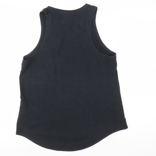 Nike Womens Black Dri-FIT Racerback Tank Top M Athletic Gym Wear