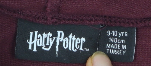 Harry Potter Girls Red Gryffindor Pullover Hoodie 9-10 Years