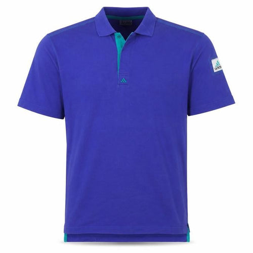 Vintage Adidas Equipment Blue Men's L Polo Shirt Sportswear