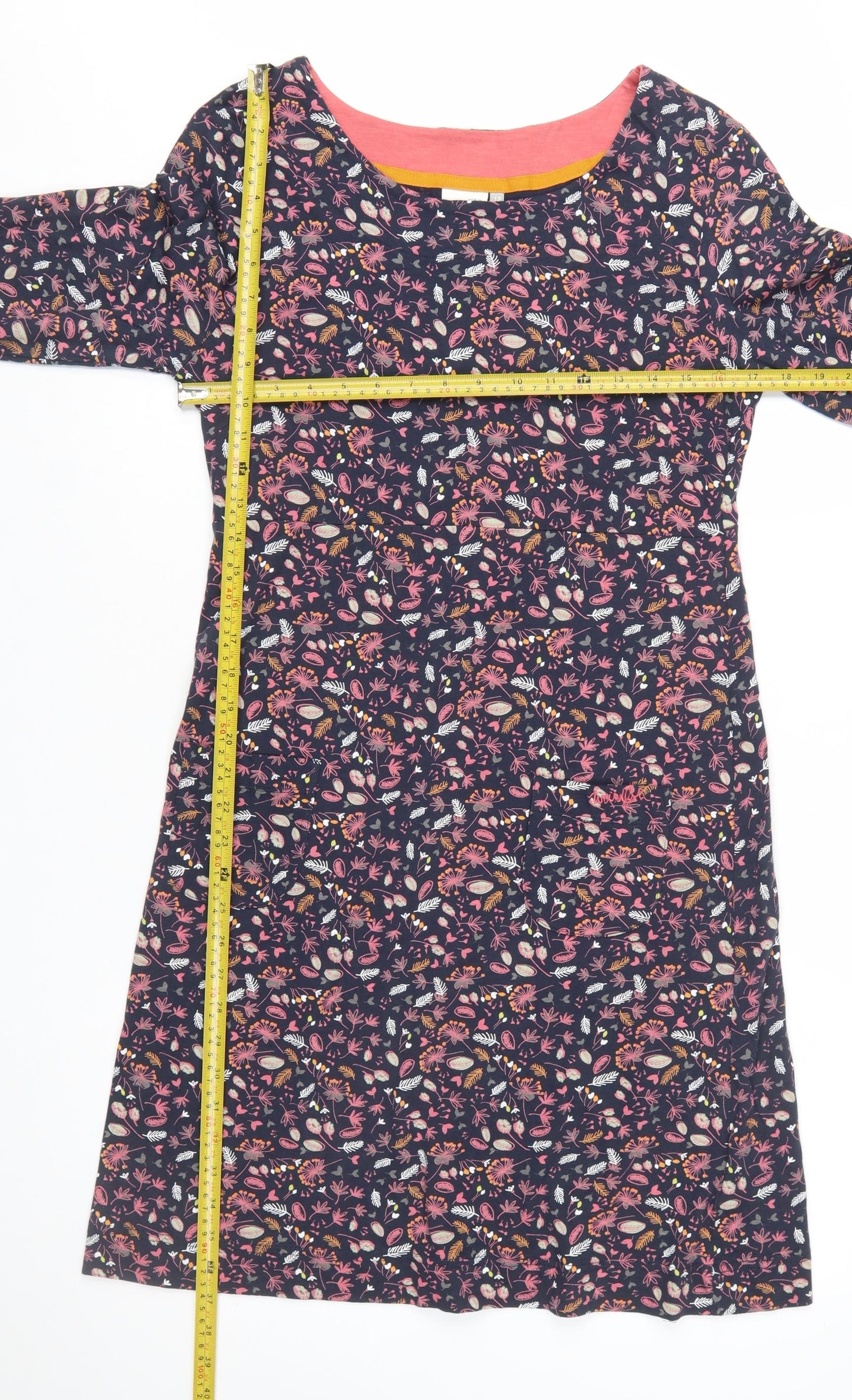 Weird Fish Womens Multicoloured Size 12 Shift Dress