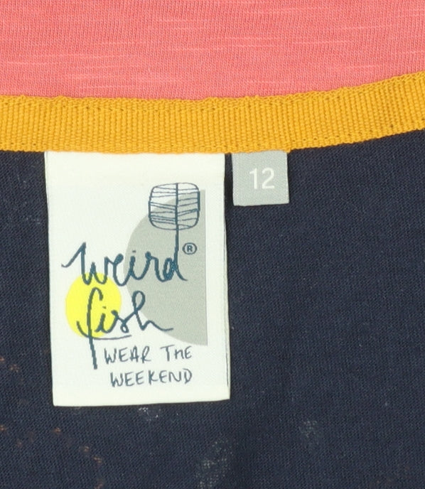 Weird Fish Womens Multicoloured Size 12 Shift Dress