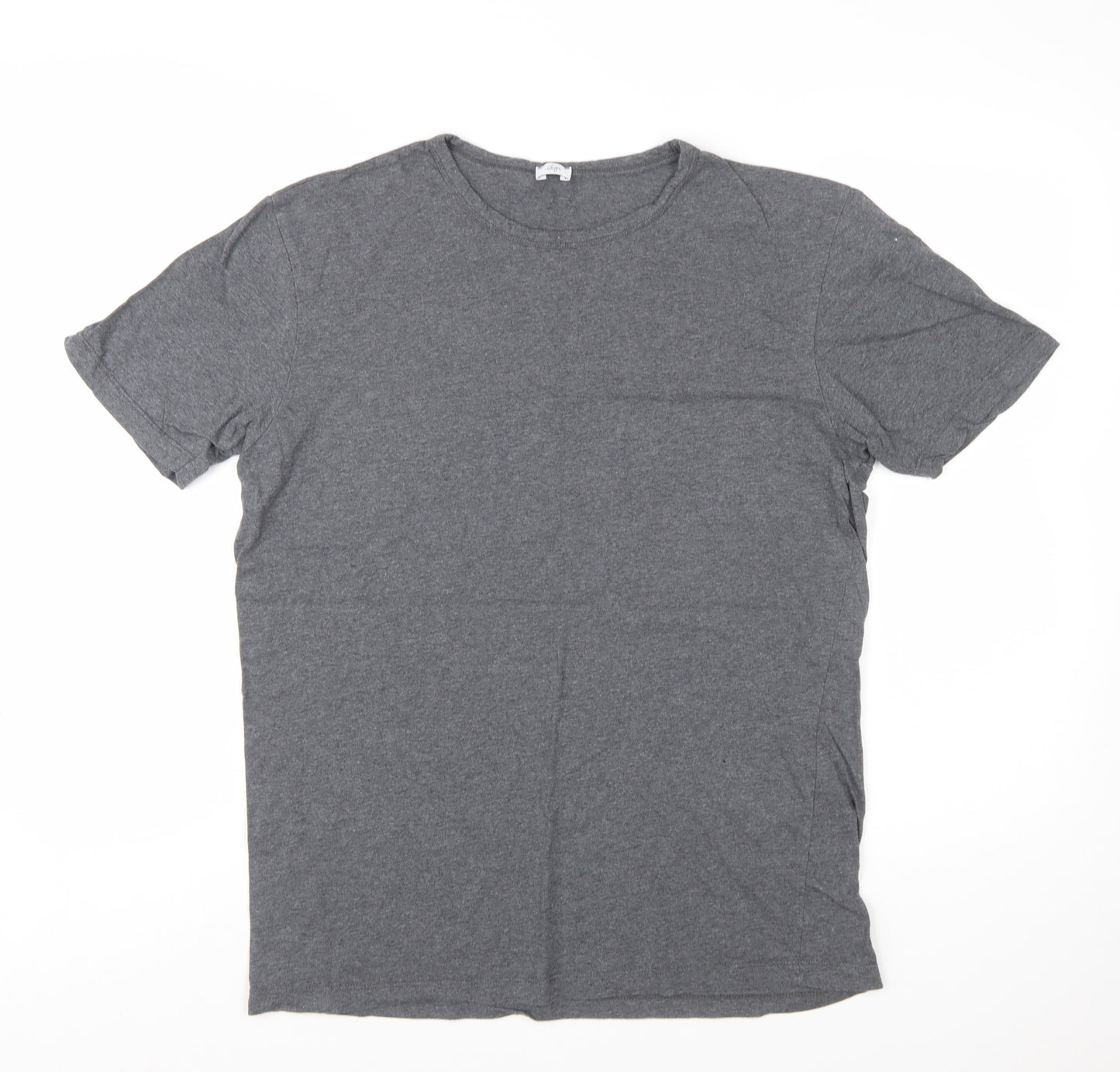 Elgin Men's Grey Supima Cotton Crew Neck Short Sleeve T-Shirt M