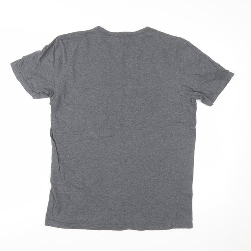Elgin Men's Grey Supima Cotton Crew Neck Short Sleeve T-Shirt M
