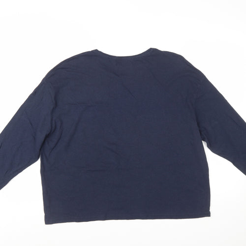 Craghoppers Womens Blue 3/4 Sleeve Cotton T-Shirt Size 14