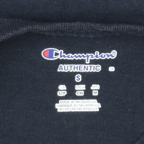 Champion Men's Blue Bay View Vikings Long Sleeve T-Shirt Size S