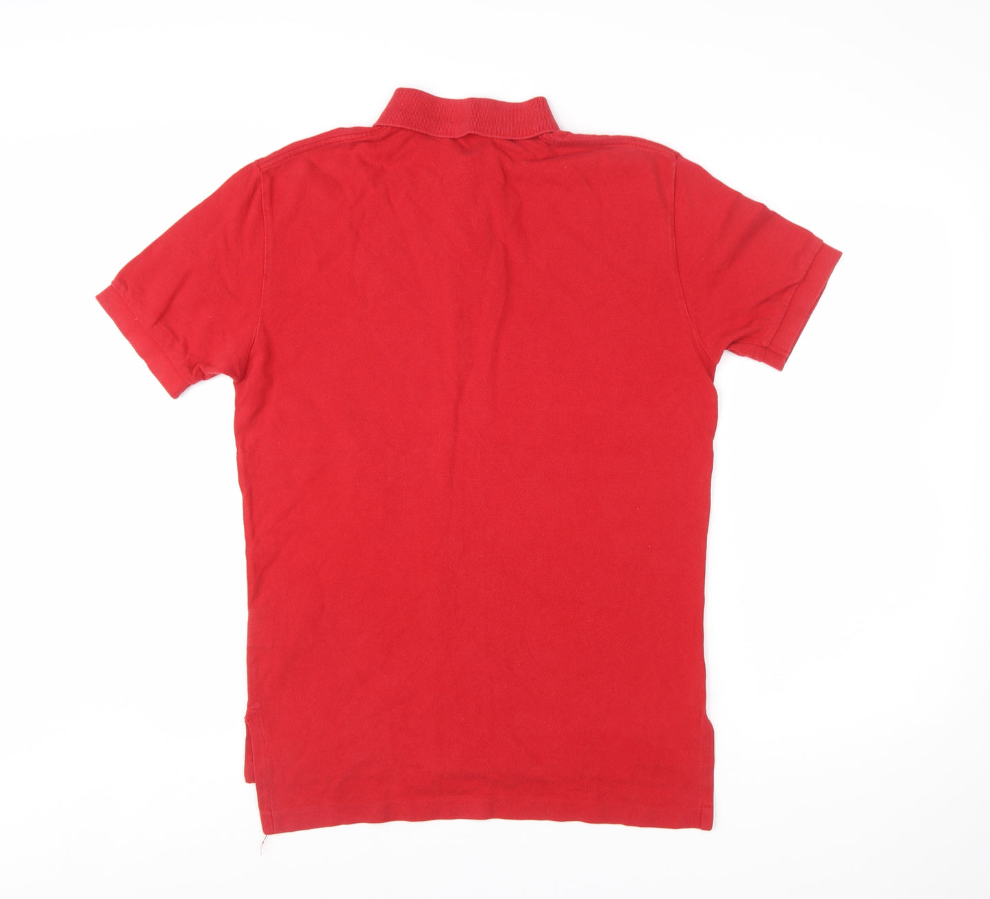 Ralph Lauren Men's Red Cotton Short Sleeve Polo Shirt Size S