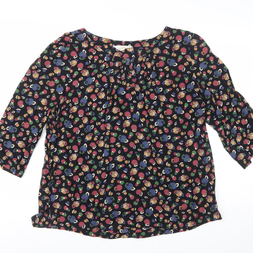 Seasalt Cornwall Women's Multicoloured Floral Tunic Blouse UK 16