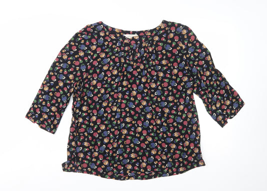 Seasalt Cornwall Women's Multicoloured Floral Tunic Blouse UK 16