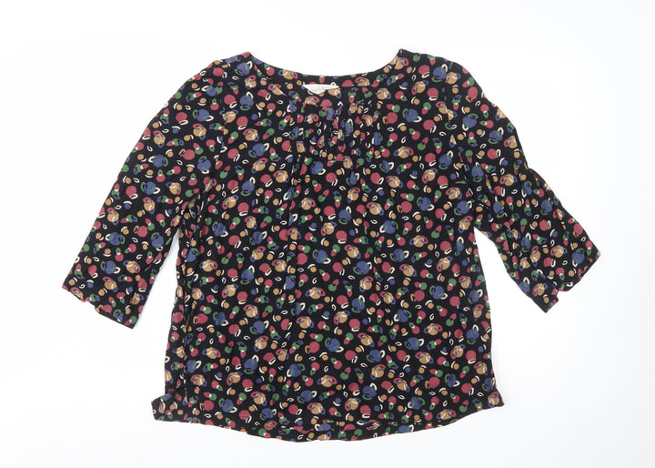 Seasalt Cornwall Women's Multicoloured Floral Tunic Blouse UK 16