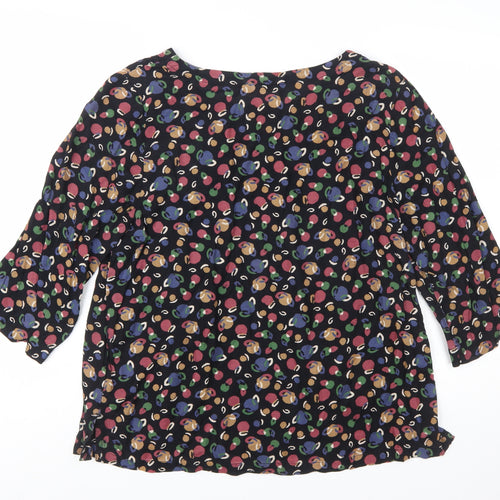 Seasalt Cornwall Women's Multicoloured Floral Tunic Blouse UK 16
