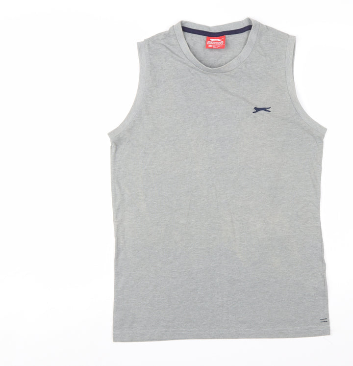 Slazenger Men's Grey Sleeveless Tank Top Size S Sportswear