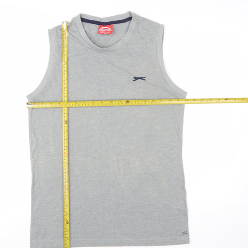 Slazenger Men's Grey Sleeveless Tank Top Size S Sportswear