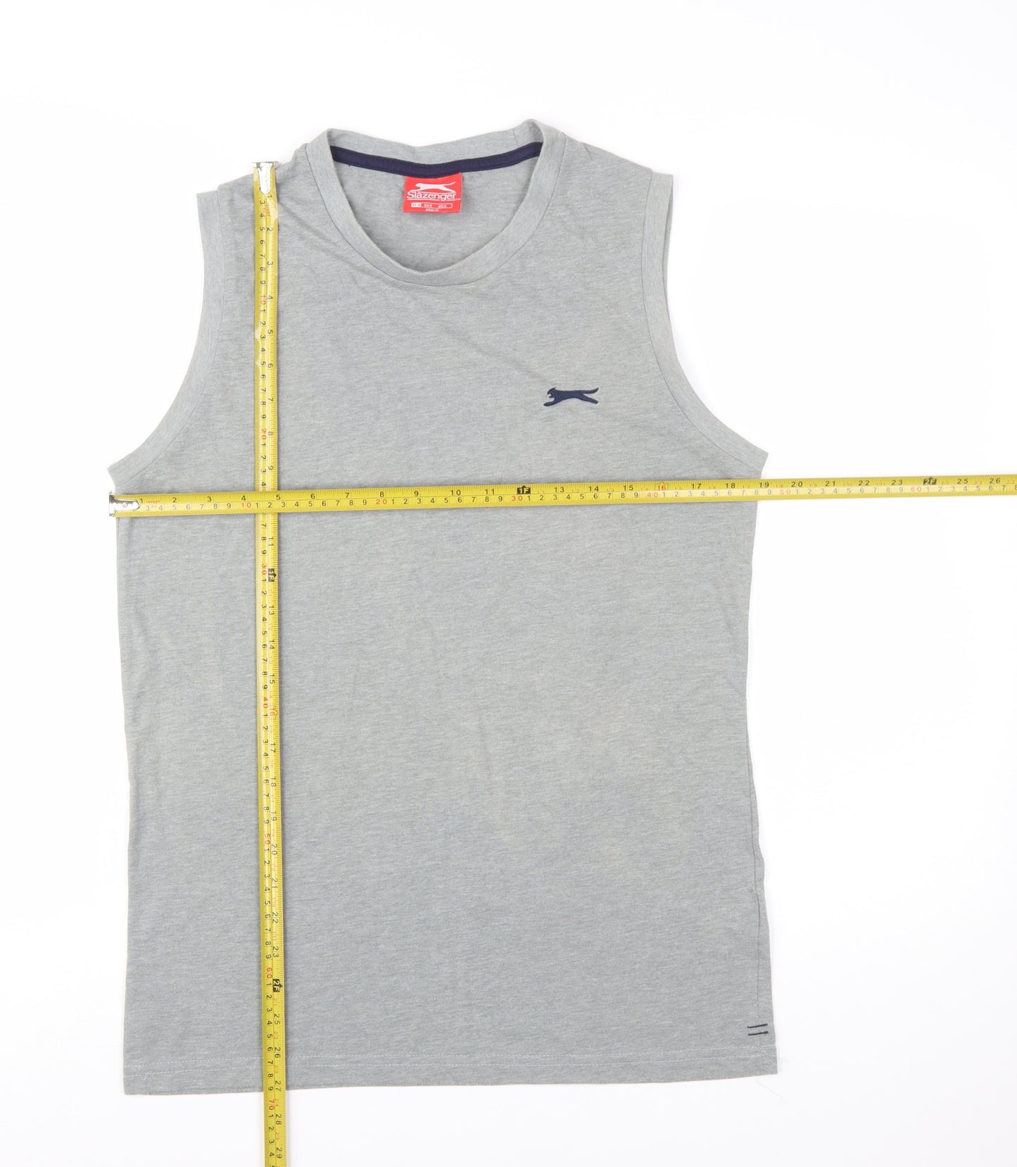 Slazenger Men's Grey Sleeveless Tank Top Size S Sportswear