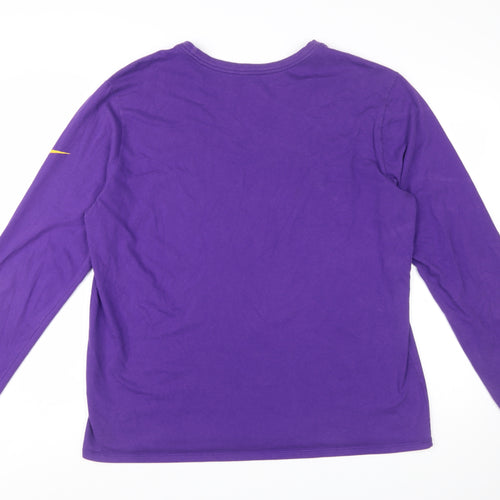 Nike Men's Purple NFL Vikings Dri-Fit Long Sleeve T-Shirt XL