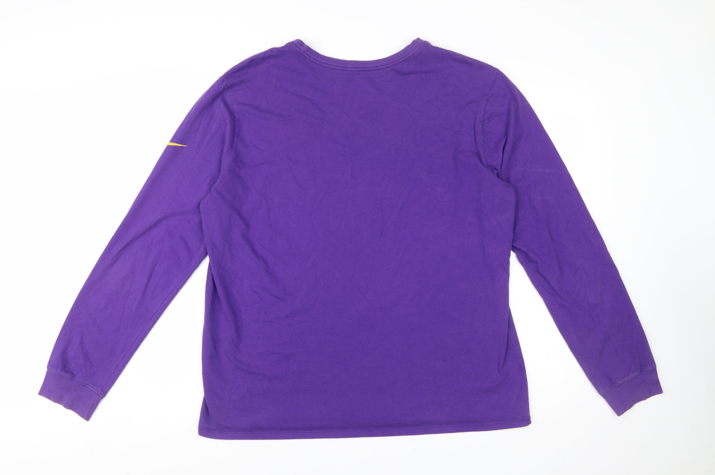 Nike Men's Purple NFL Vikings Dri-Fit Long Sleeve T-Shirt XL