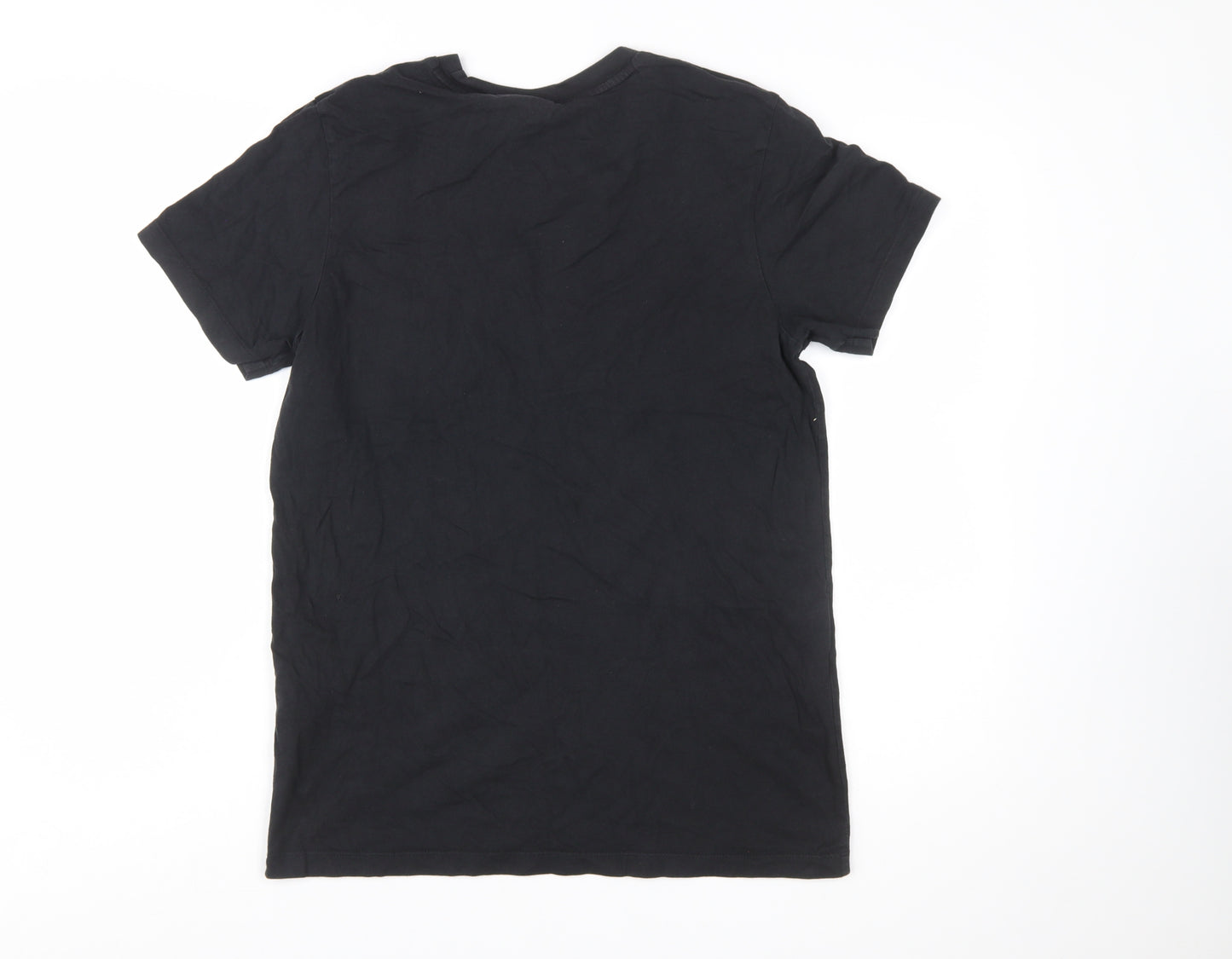 adidas Womens Black Basic Cotton T-Shirt Size 10