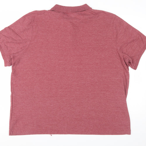 Slazenger Men's Red 3XL Polo Shirt Lightweight Sports Top