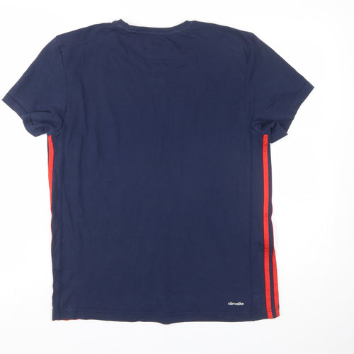 Adidas Men’s Blue Climalite Sport Essentials T-Shirt Medium