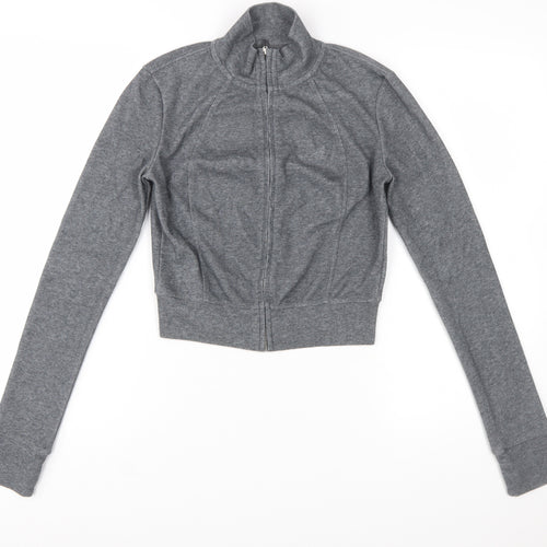 ARISEISM Girls Grey Full Zip Long Sleeve Sweatshirt Jacket M