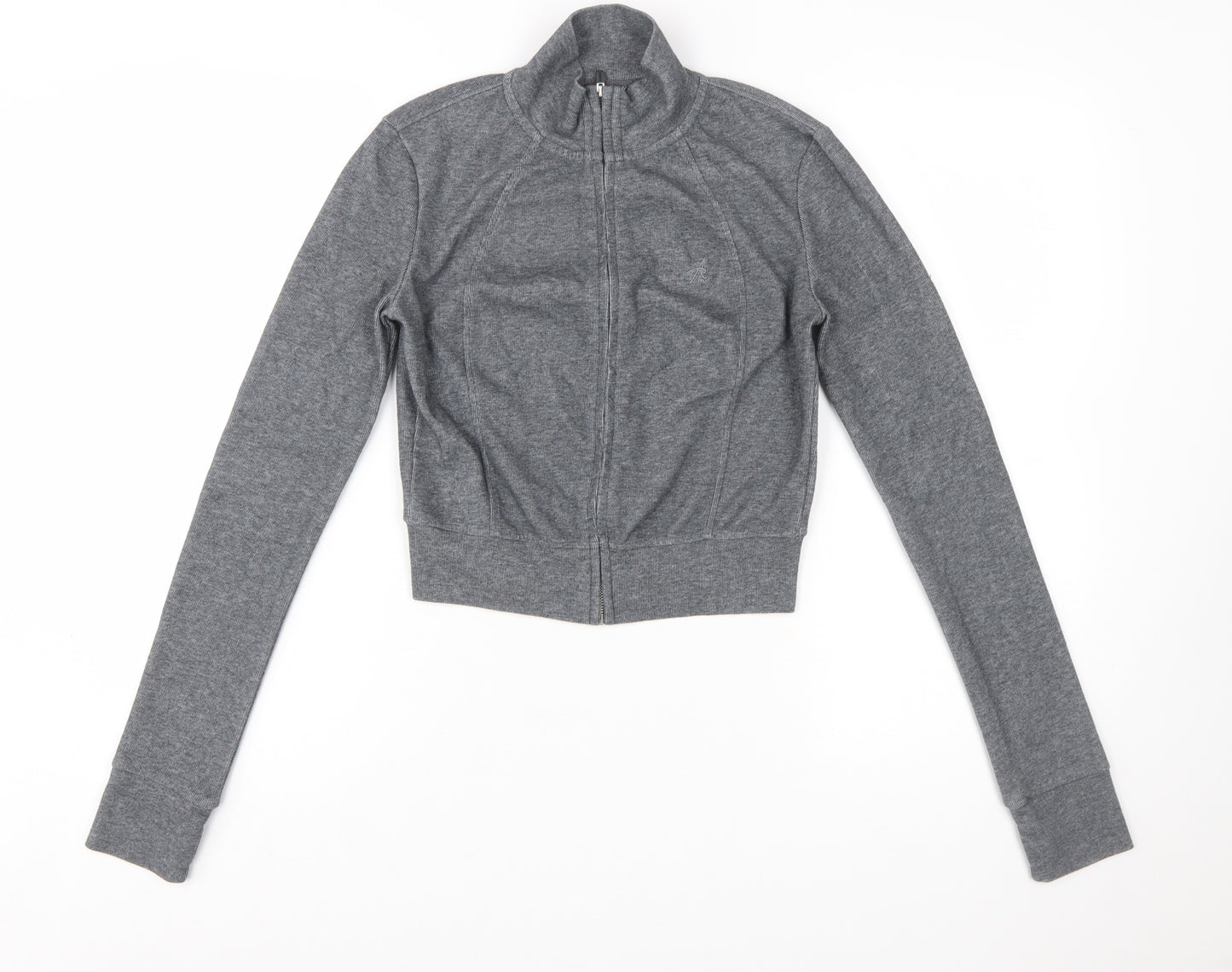 ARISEISM Girls Grey Full Zip Long Sleeve Sweatshirt Jacket M
