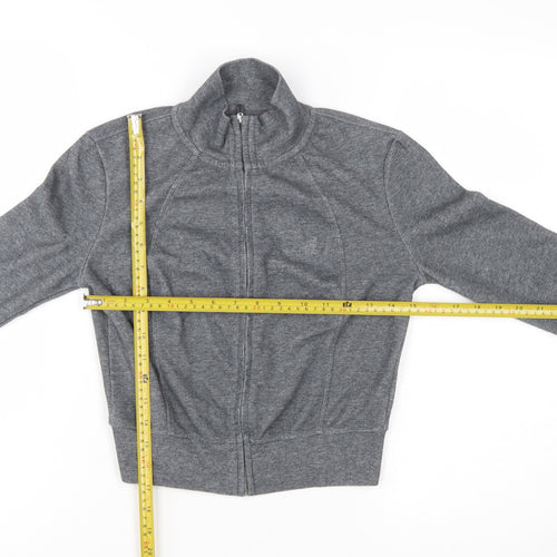ARISEISM Girls Grey Full Zip Long Sleeve Sweatshirt Jacket M