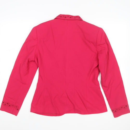 Kasper for A.S.L. Women's Pink Blazer Size 4 Formal Lined Jacket