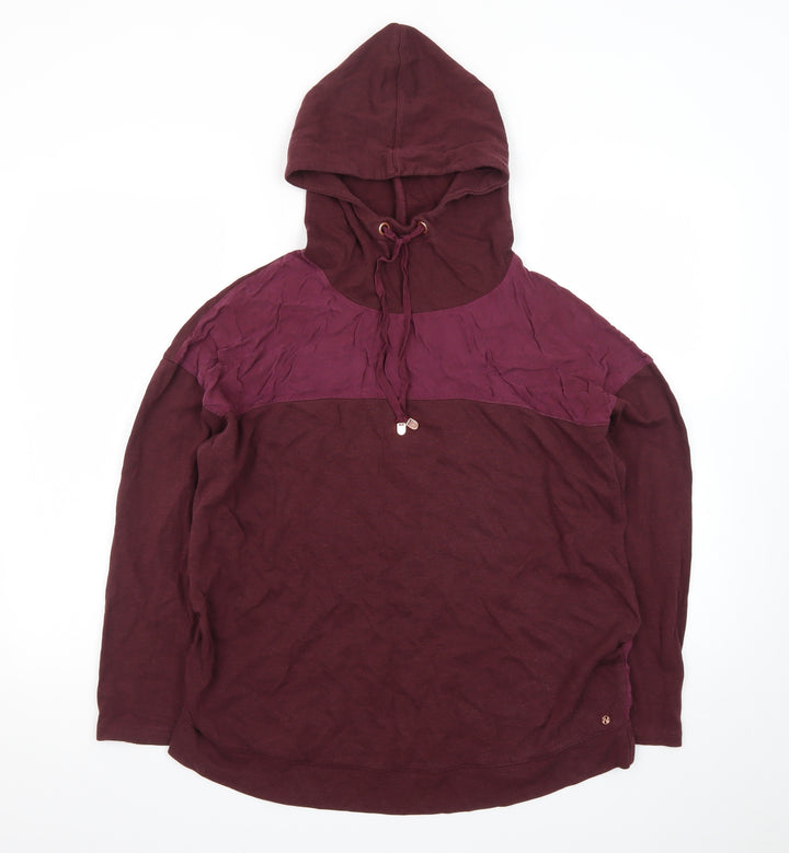 Next Womens Red Hooded Lightweight Casual Jacket Size 12