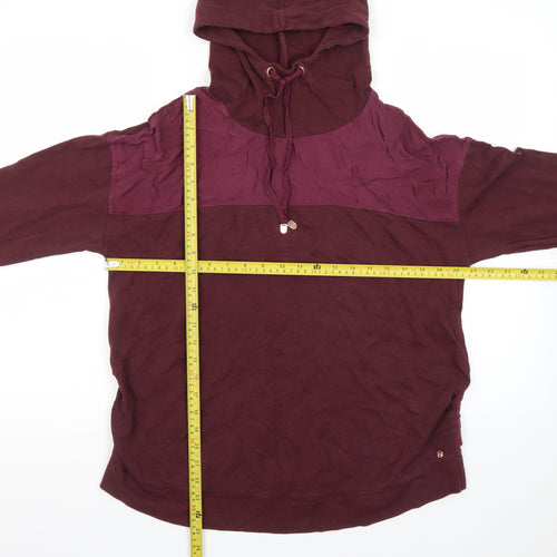 Next Womens Red Hooded Lightweight Casual Jacket Size 12