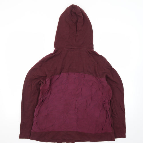 Next Womens Red Hooded Lightweight Casual Jacket Size 12