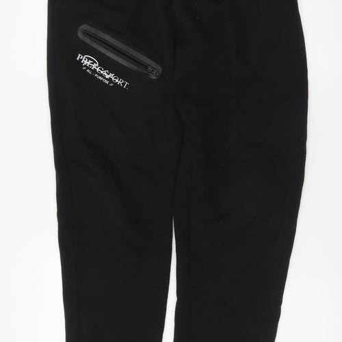 PRLFC Men’s Black Fleece Joggers L Regular Fit