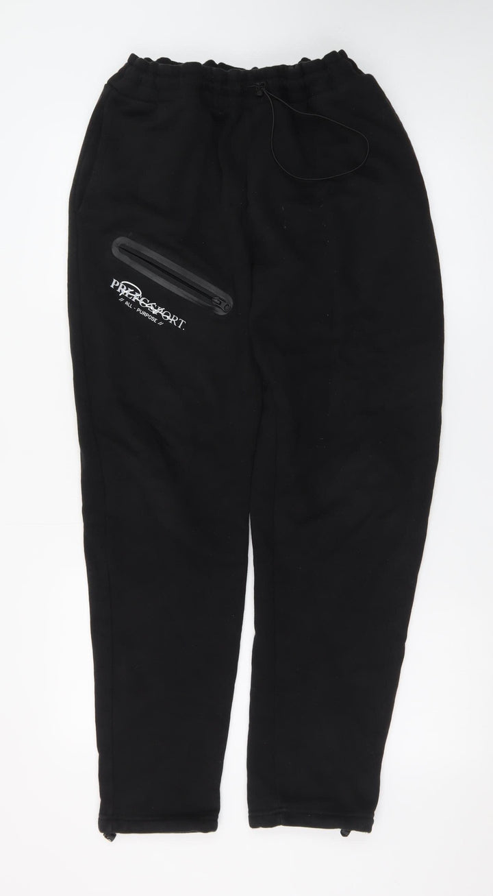 PRLFC Men’s Black Fleece Joggers L Regular Fit