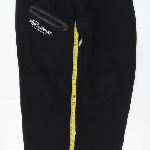 PRLFC Men’s Black Fleece Joggers L Regular Fit