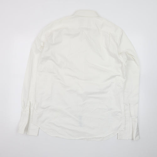 Charles Tyrwhitt Men's White Slim Fit Long Sleeve Cotton Shirt 16.5in