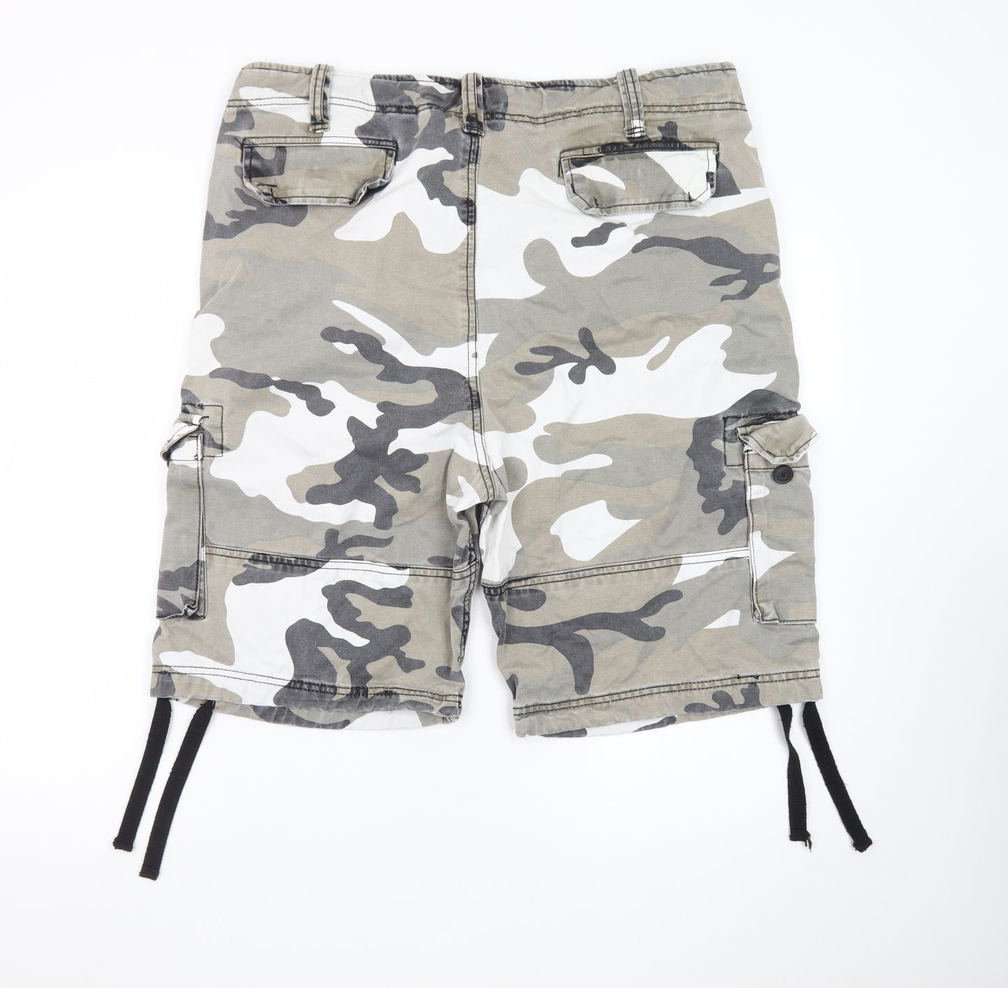 Vintage Shorts Men's Multicoloured Camouflage Cargo Shorts XL