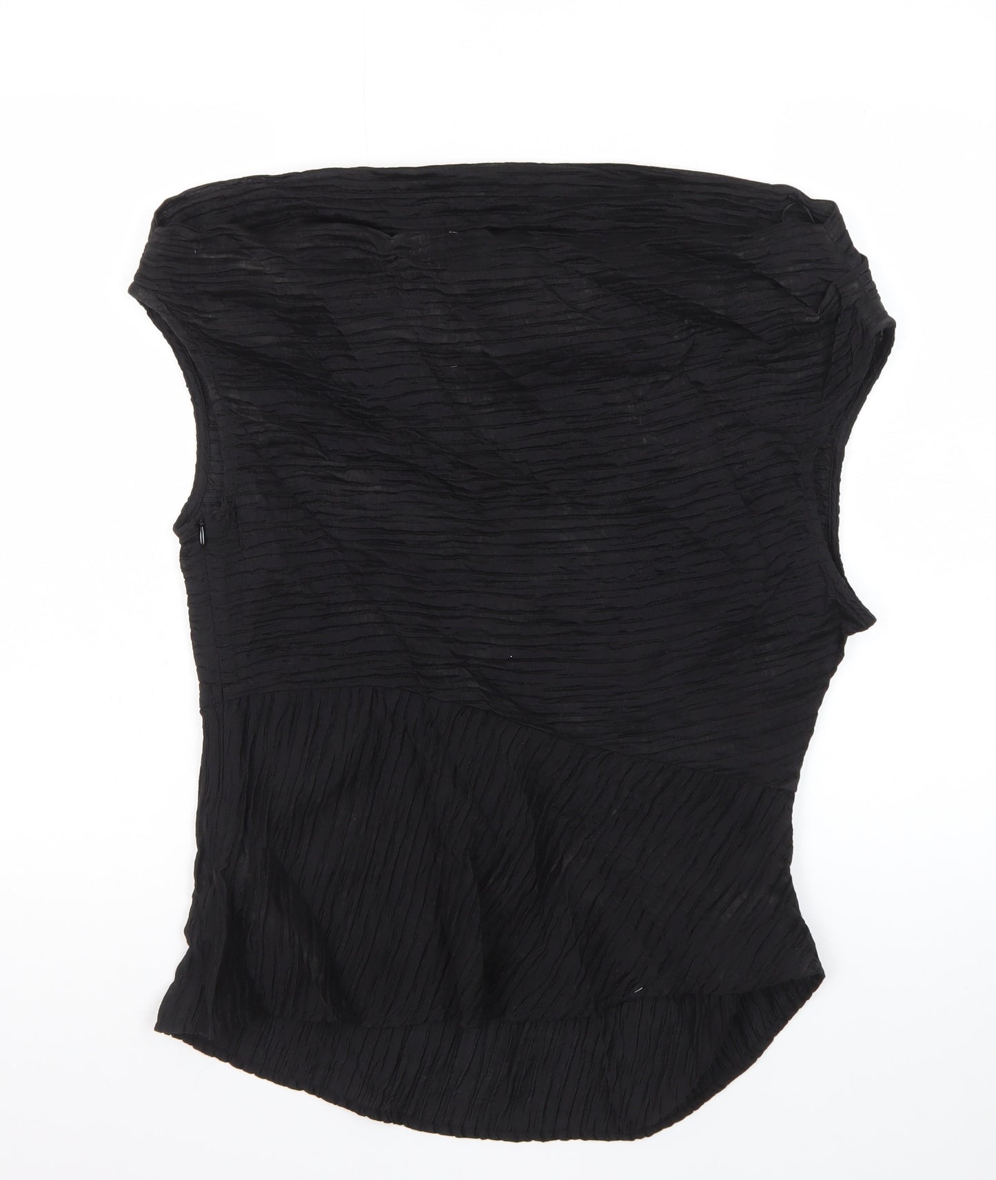 Marks and Spencer Women's Black Strapless Blouse Size 14 Regular Fit