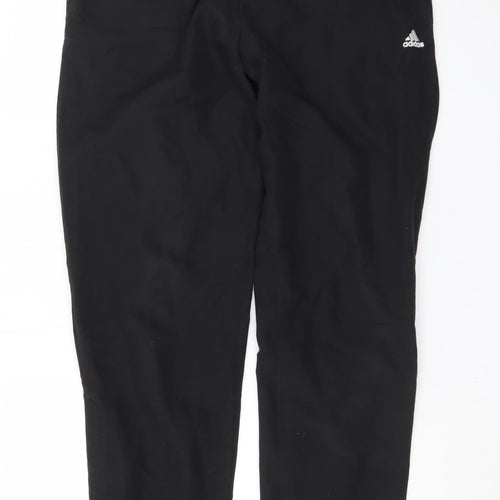 Adidas Men's Black Climalite Sport Essentials Jogger Trousers M