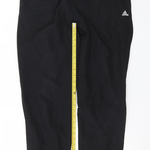 Adidas Men's Black Climalite Sport Essentials Jogger Trousers M