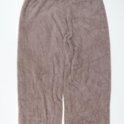 Marks and Spencer Women’s Brown L Fluffy Knit Winter Sweatpants