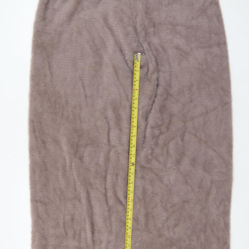 Marks and Spencer Women’s Brown L Fluffy Knit Winter Sweatpants