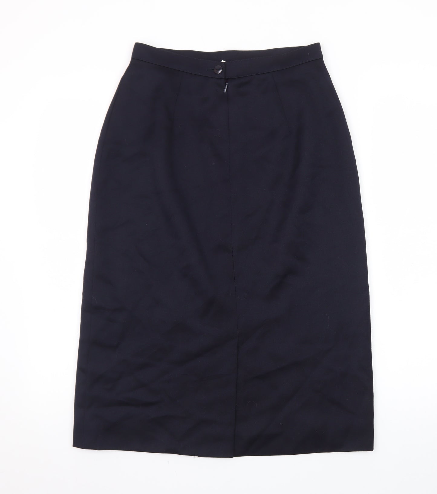 Planet Women’s Black Wool Blend Midi Pencil Skirt Size 12