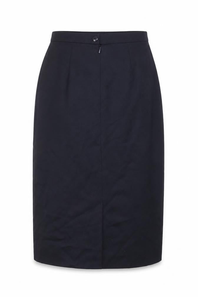 Planet Women’s Black Wool Blend Midi Pencil Skirt Size 12