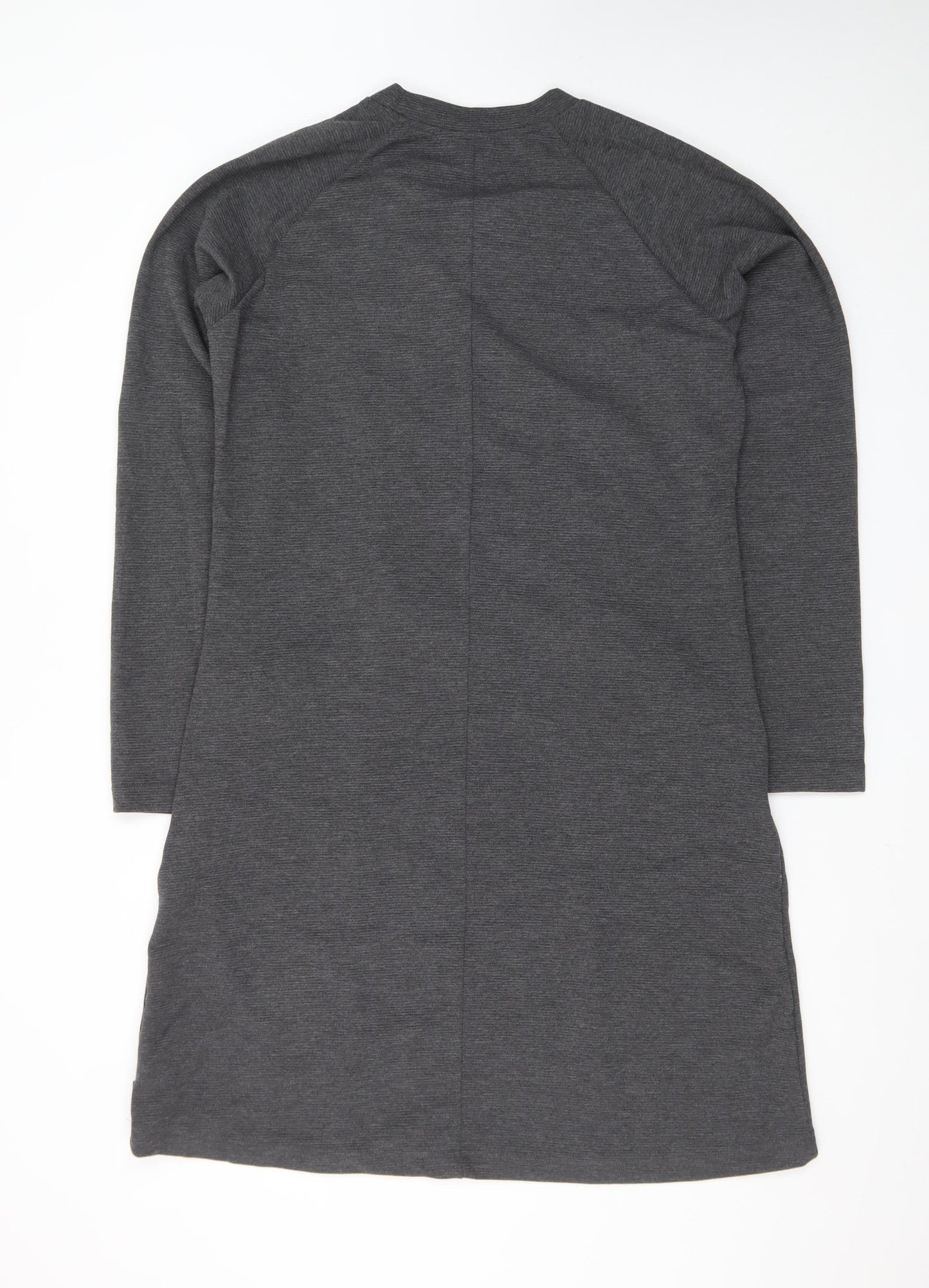 Columbia Women's Grey Knit Long Sleeve Shift Dress Size L