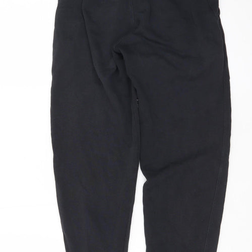 Nike Boys Black Jogger Trousers Size 12 Years Fleece Sweatpants