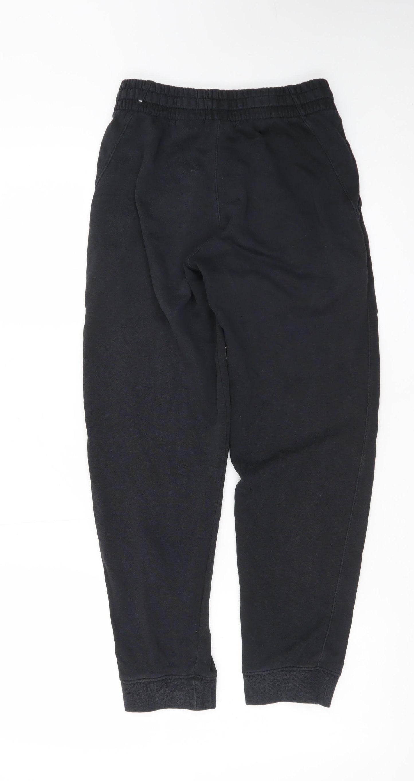 Nike Boys Black Jogger Trousers Size 12 Years Fleece Sweatpants