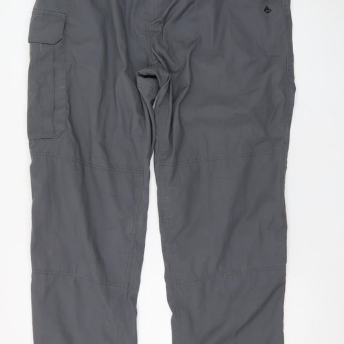 Craghoppers Men’s Grey Cargo Trousers 38in Belted Quick Dry Outdoor